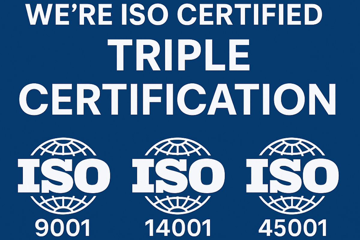 Diphex Solutions Limited Achieves Triple ISO Re-Certification